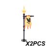 Middle Ages Empire Flag Pole Building Blocks Military Castle Lion Teutonic Knight Soldier Figures Roman Warrior Sheild Brick Toy