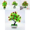 Cherries Artificial Fruit Plant With Plastic Material For Home Decor And Indoor Landscaping