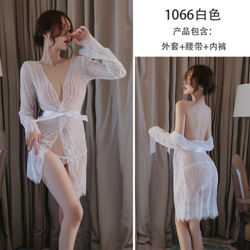 Sex-Dessous, sexy Verführungs-Pyjamaset für Damen, transparenter Pyjama, sexy Pyjama.