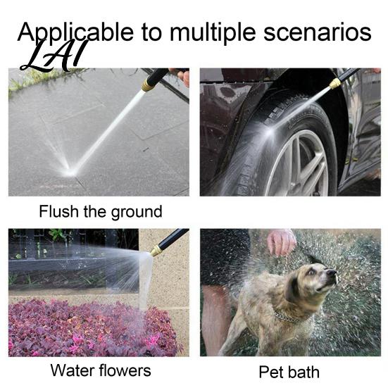 Car Water Sprayer Jet Nozzle Power Washer for Garden Hose Pressure Wand with 3 Adjustable High Hose Nozzle Washing Patio Outdoor Cleaning
