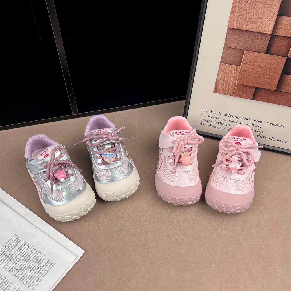 Girls' Fashion Low-Top Sneakers - Anti-Kick, Spring/Autumn, Versatile Korean Style for Students