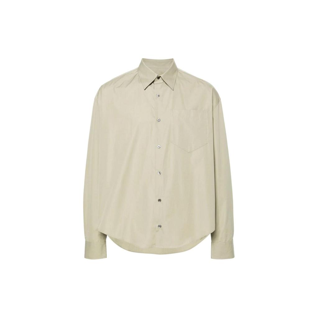 AMIPARIS Straight-collar Cotton Shirt USH116CO0063-317