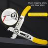 Electrician Tool Stainless Steel Wire Cutter And Stripper Nonslip PVC Grip For Copper Aluminum Cables 0.5-4mm
