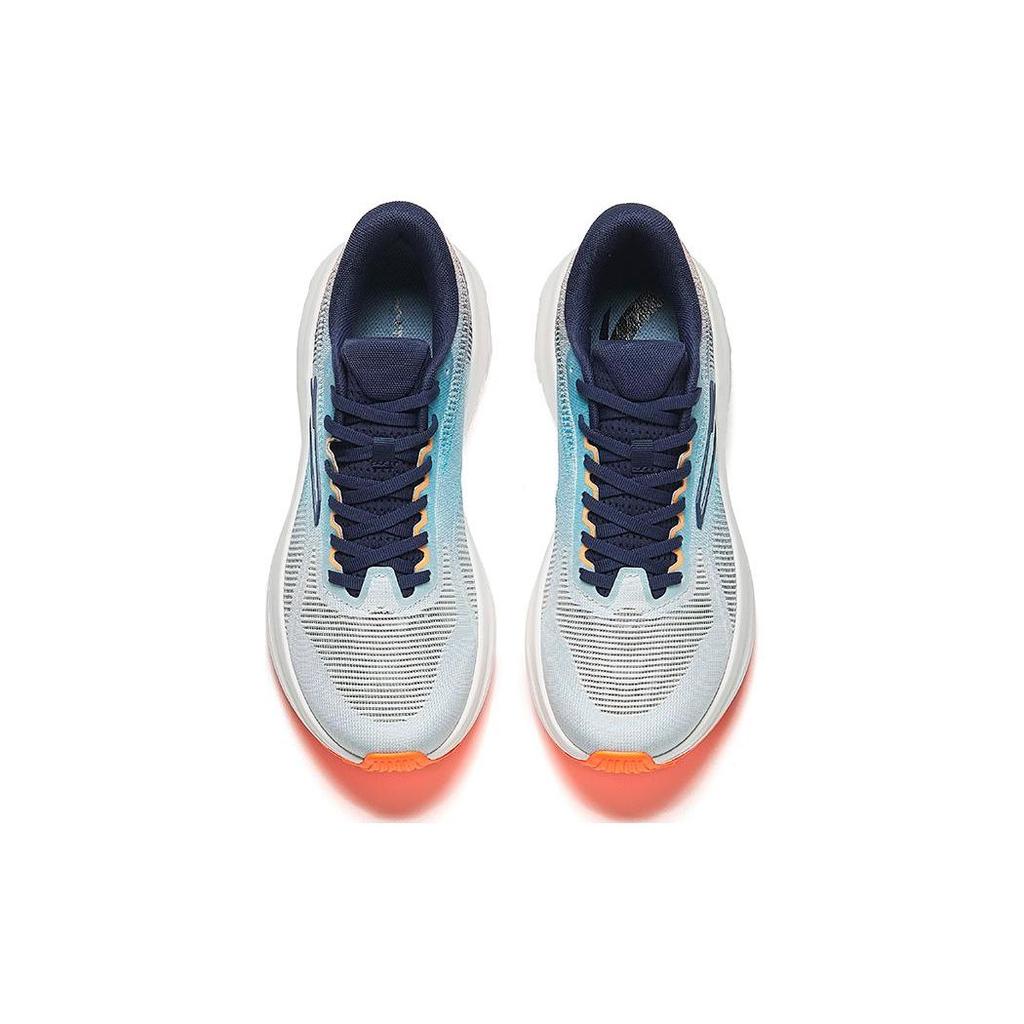 Anta Running Series Shock Absorption Non-Slip Low-Top Running Shoes Men Sneakers White Blue Orange 912425530-3