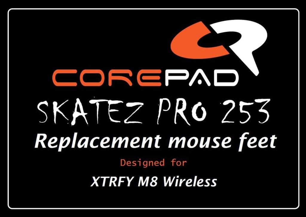 Corepad Skatez PRO XTRFY M8 Wireless Mouse Pads (2-Pack)
