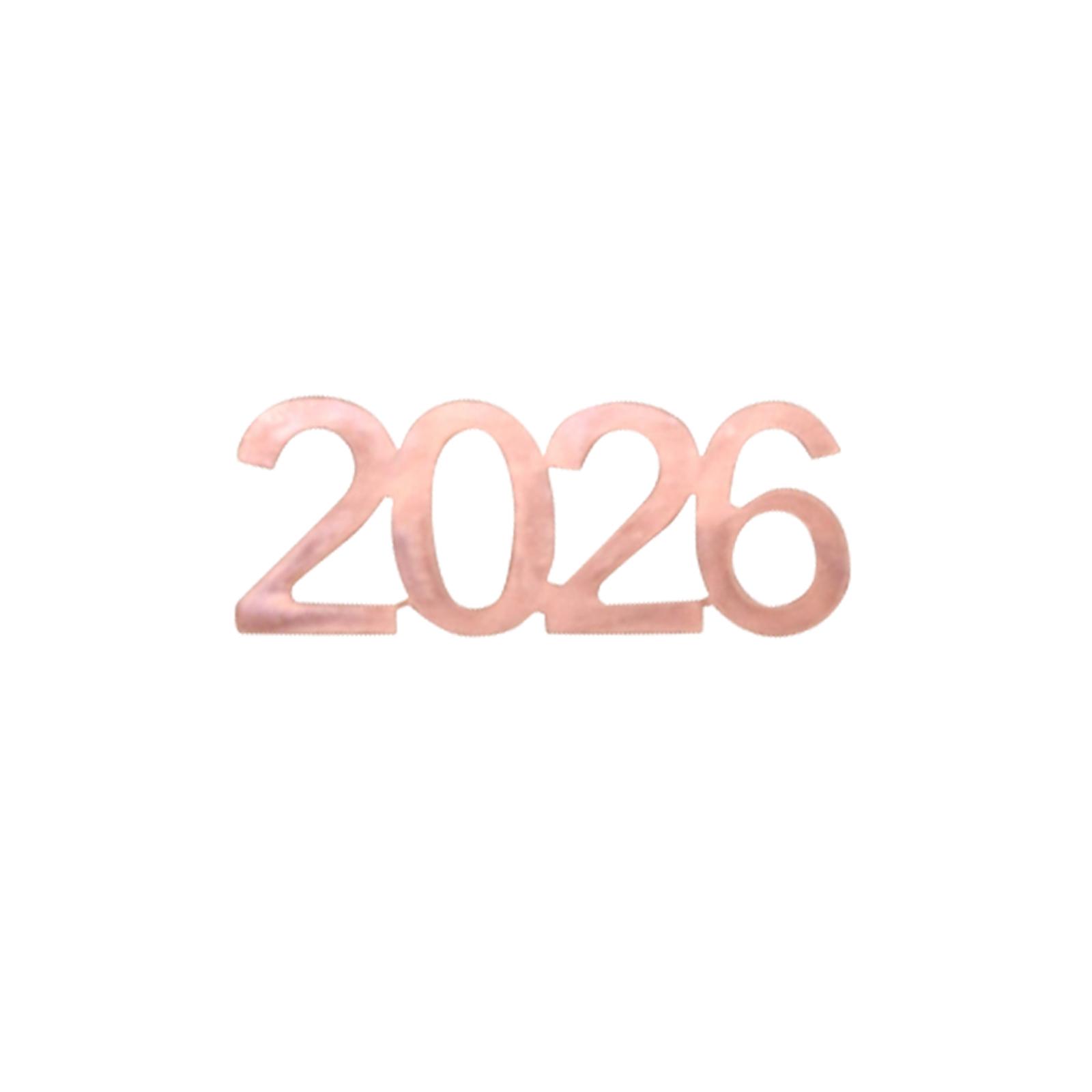 

Золотое Конфетти на Выпускной Класс 2026, Блестящее Конфетти 2026 100 шт. Для Украшения Выпускного Вечера и Новогодней Вечеринки 2026. One Size