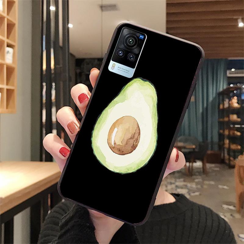 Frucht Avocado Handyhülle für VIVO V21E V21 V23 V23E V2109 Y53S Y33S Y55 Y76 Y31 Y21 Y72 Y01 Y21S Y11S