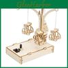Wooden Diy Science Experiment Toy Rotating Flying Chair Handmade Technology Invention