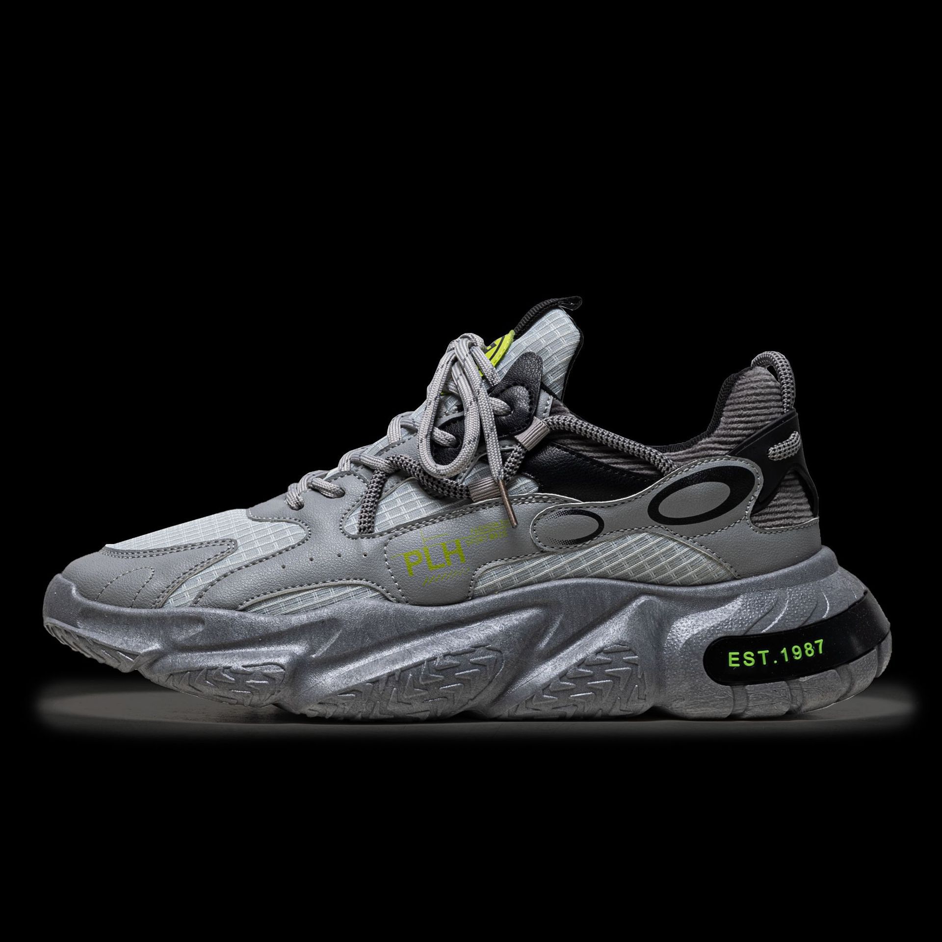 

Мужская обувь осень 2025 года, новая спортивная обувь для отдыха, дышащая, увеличивающая рост, обувь для папы, мужская обувь, модная обувь для лета 44