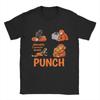 Oversized TShirt Summer Cute Punch Monkey  Trending T Shirts  100 Cotton Tee Shirt for Couple Y2K Retro Short Sleeve Clothing