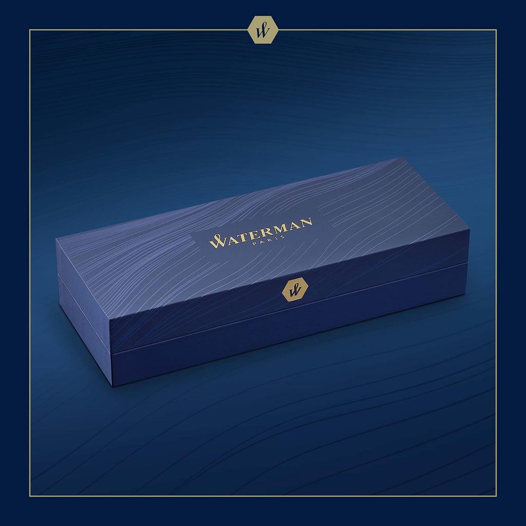 Official Waterman Karen Deluxe Blue ST Special Edition Fountain Fine Luxury Blue 2166343 Pen, Nib, Brand, Gift, ST,