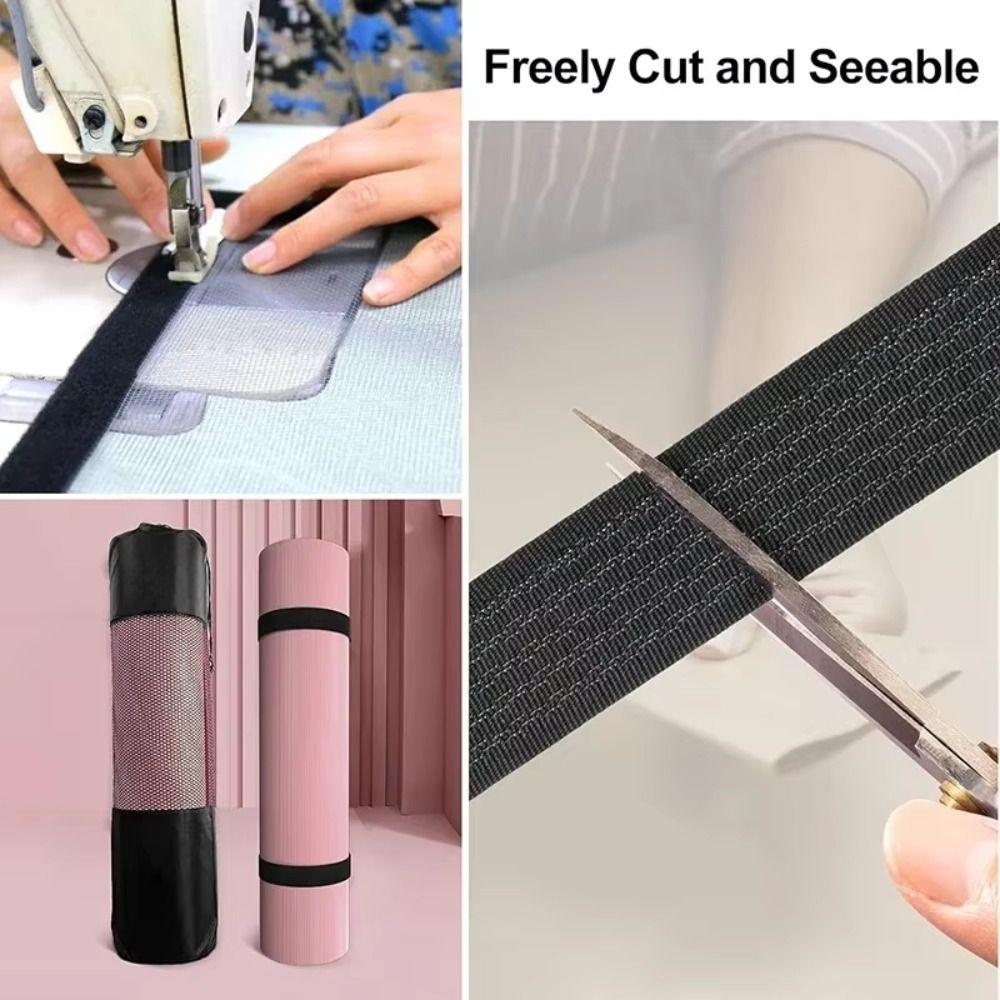Free Cut Length Hook Loop Straps Reusable Adjustable Fastening Straps Cord Straps  Home Office
