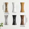 Creative LED Hourglass Wall Lamp Dimmable Wireless LED Rechargeable Lamp Waterproof Magnetic Base Bedside Wall Light