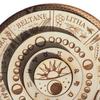 Statua Calendario Figurine in Legno Figura Oggetti da Collezione Decorativi Ornamento Annuale per Ufficio