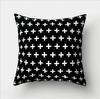 Alphabet Arrow Black and White Decorative Pillowcase Car Ornaments Office Living Room Sofa Home Pillowcase