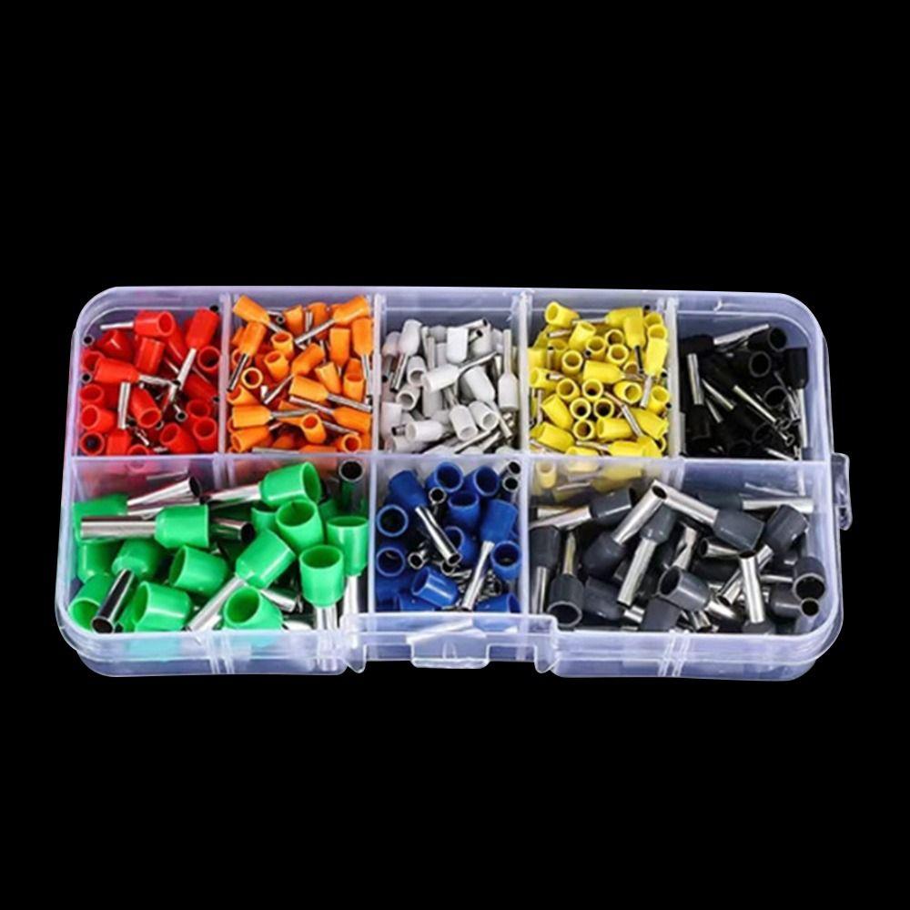 Wire Block Cord End Connector Crimp Terminals Insulated Terminator VE Tubular Tube Terminal