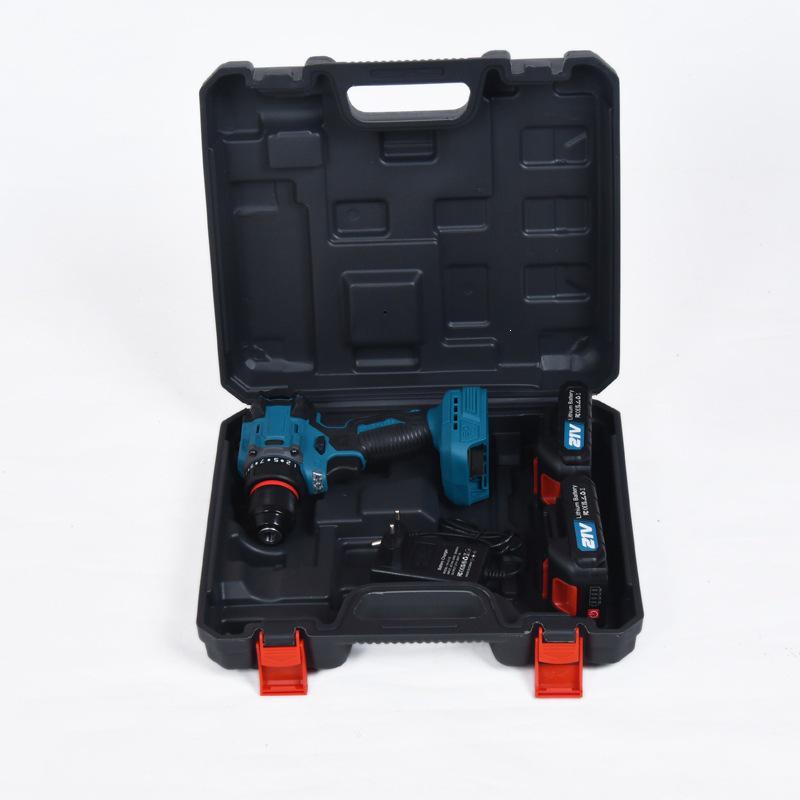 21V Brushless Handheld Drill: Multifunctional, Rechargeable Lithium Battery Screwdriver with Powerful Motor.