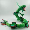 80cm Rayquaza Plush Toy Built-in Skeleton Cute Anime Character Dragon Doll Plushies Sofa Ornament Collectible Japan Anime Pokemons Figure Stuffed