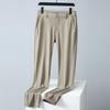 Men's High-End Quick-Drying Ice Silk Elastic Waist Straight-Leg Casual Business Pants
