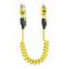 65W Retractable 4-in-1 Data Cable for iPhone 16/15/14 & Huawei