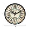 12-inch Plastic Designer Sweep Silent (No Tic-Tic Sound) Quartz Movement Round Wall Clock for Home, Wall Clock for Living Room, (30 Cm X 30 Cm X 6 Cm)