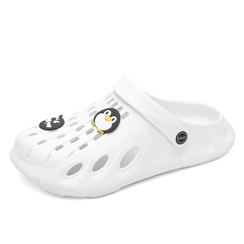 Fashion 2024 Hot Sale Sandal Slippers Cute Cartoon Clogs Men Women Mules Summer Beach Sandals Cave Hole Couple Garden Shoe For Students
