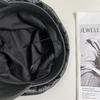 Face Small Black PU Leather Octagonal Hat Children Duck Tongue British Tide Spring and Autumn Summer Leather Hat Beret