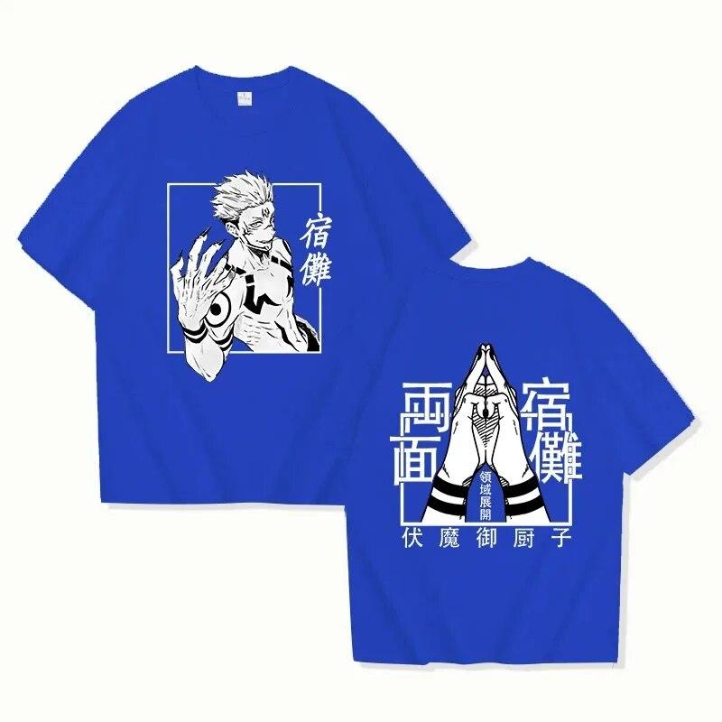 Unisex Women Tee 100% Cotton Anime Printed T-shirt Unisex Casual Loose Cool Y2k T-shirt Unisex