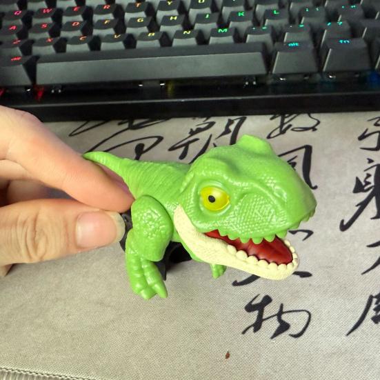 Dinosaurierspielzeug Mini Cartoon Tier Finger Hand Biss Spielzeug Niedliche Tyrannosaurus Rex Pterodactylus Figuren Interaktives Rollenspielzeug