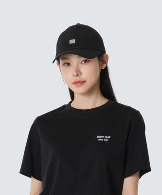 SNOWPEAK APPAREL Ecco Taslan Baseball Cap (S26Zufbc71) Black