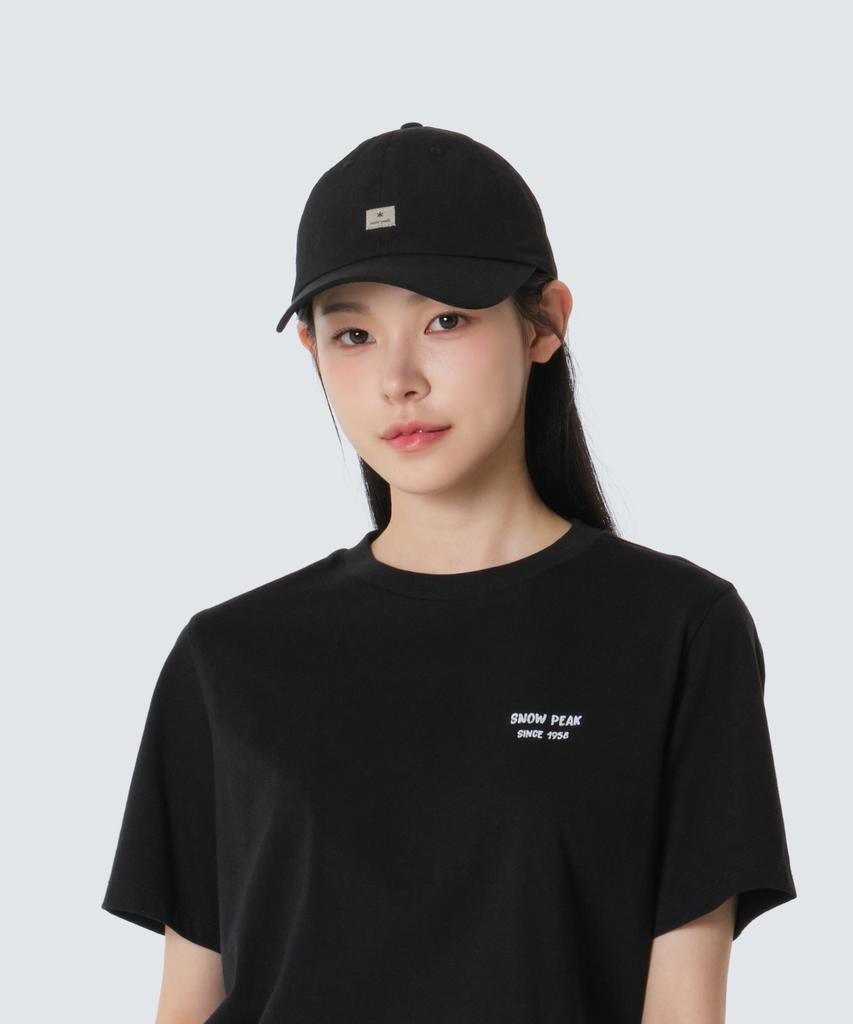 SNOWPEAK APPAREL Ecco Taslan Baseball Cap (S26Zufbc71) Black