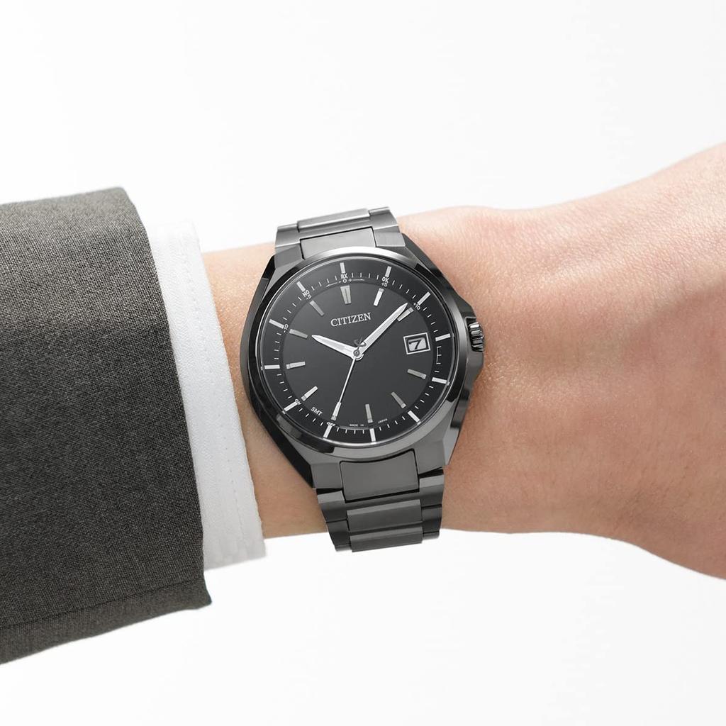 Citizen ATTESA Eco-Drive Funkgesteuerte Uhr mit Direct Flight und Zeigeranzeige, CB3015-53E, Herren