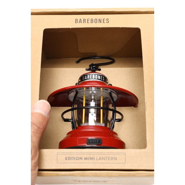            Barebones Living 20230009004000 [Barebones Living Mini Edison Lantern Led Red]