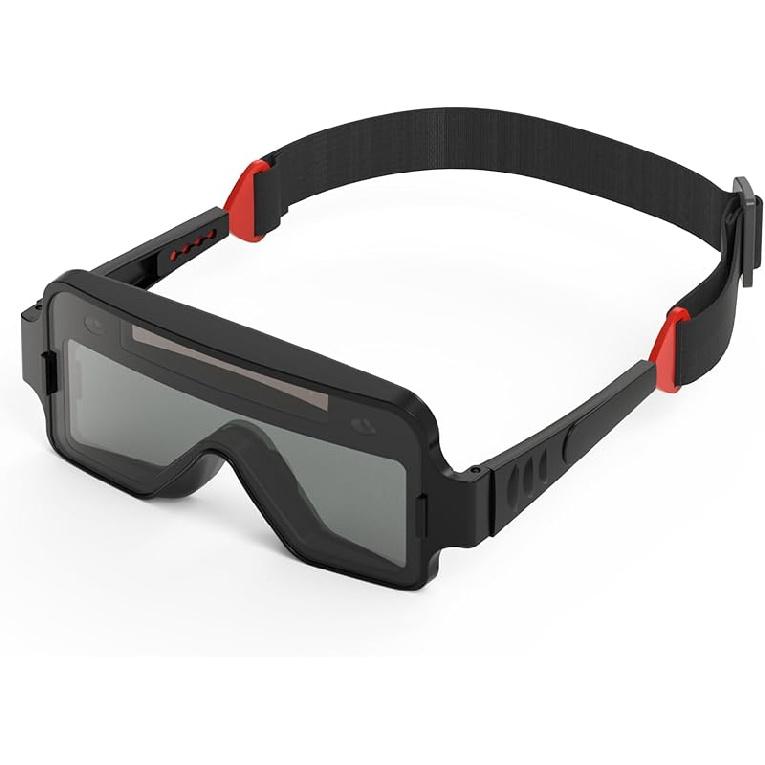 YESWELDER True Color Solar Powered Auto Darkening Welding Goggles, 2 Sensors Welder Glasses for TIG MIG MMA Plasma Lyg-y200l