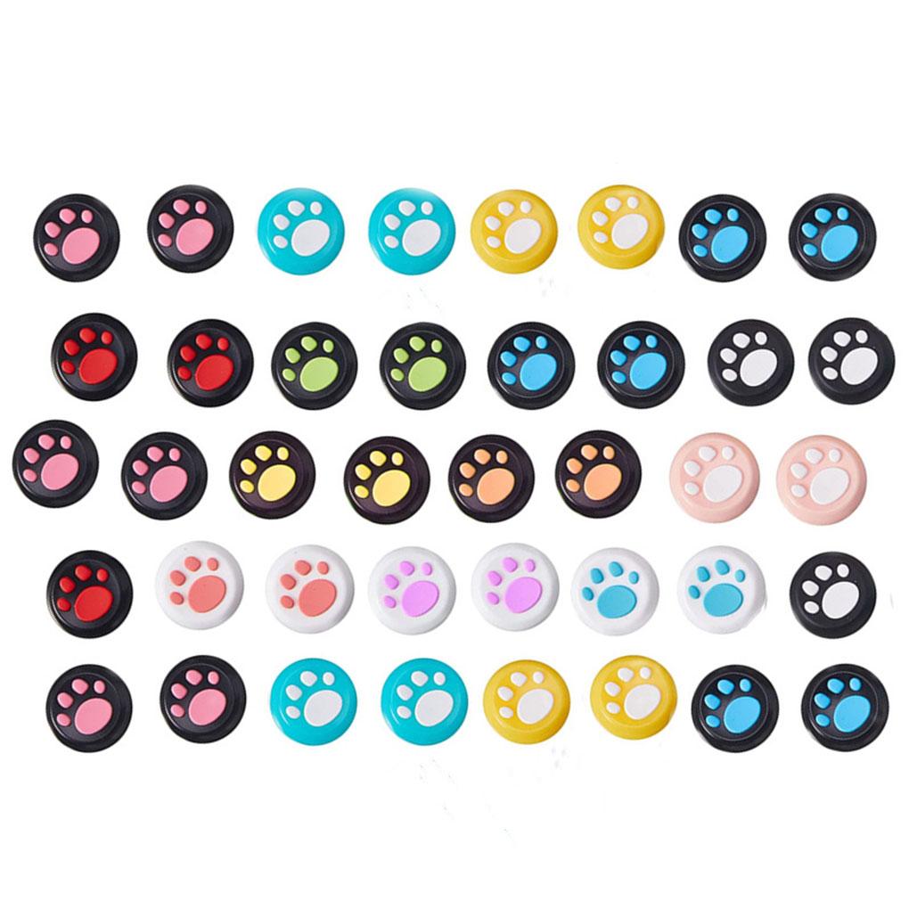 Stick Caps Anti-Skid Useful Cat Paw Shape Thumbstick Cover Controller Accessories Video Game Supply for Home Use