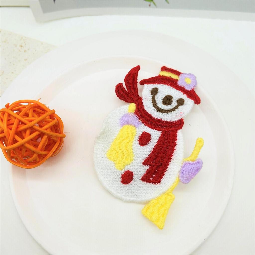 New Santa Claus & Reindeer Knitted Hair Clips – Cute Children's Side Hairpins