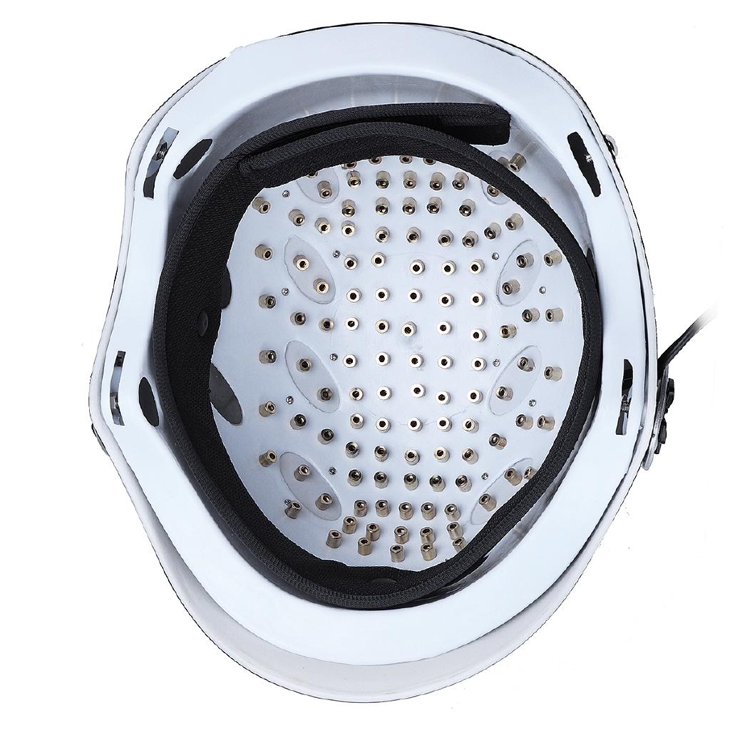 USB Adjustable Hair Regrowth Laser Cap 128 Diodes Hair Fast Regrowth Machine with Free Glasses New Black Helmet Hair Loss Upgrate Therapy Laser