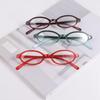 Oval Small Oval Frame Glasses PC Optical Myopia Glasses Vintage Flat Spectacle Glasses  Men