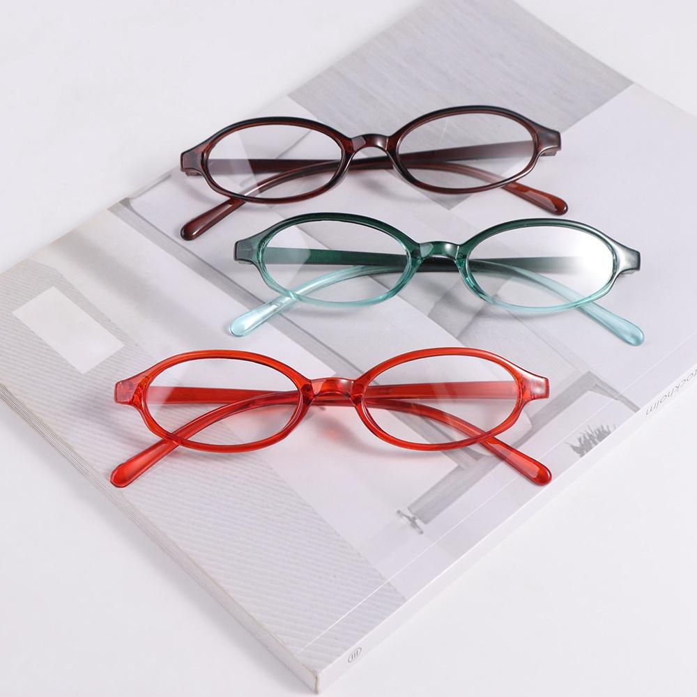 Oval Small Oval Frame Glasses PC Optical Myopia Glasses Vintage Flat Spectacle Glasses  Men