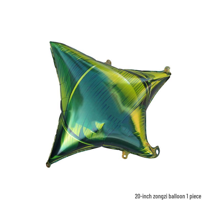 Dragon Boat & Mid-Autumn Festival Decorations: Zongzi Mooncake Balloons & Pull Flag Ornaments