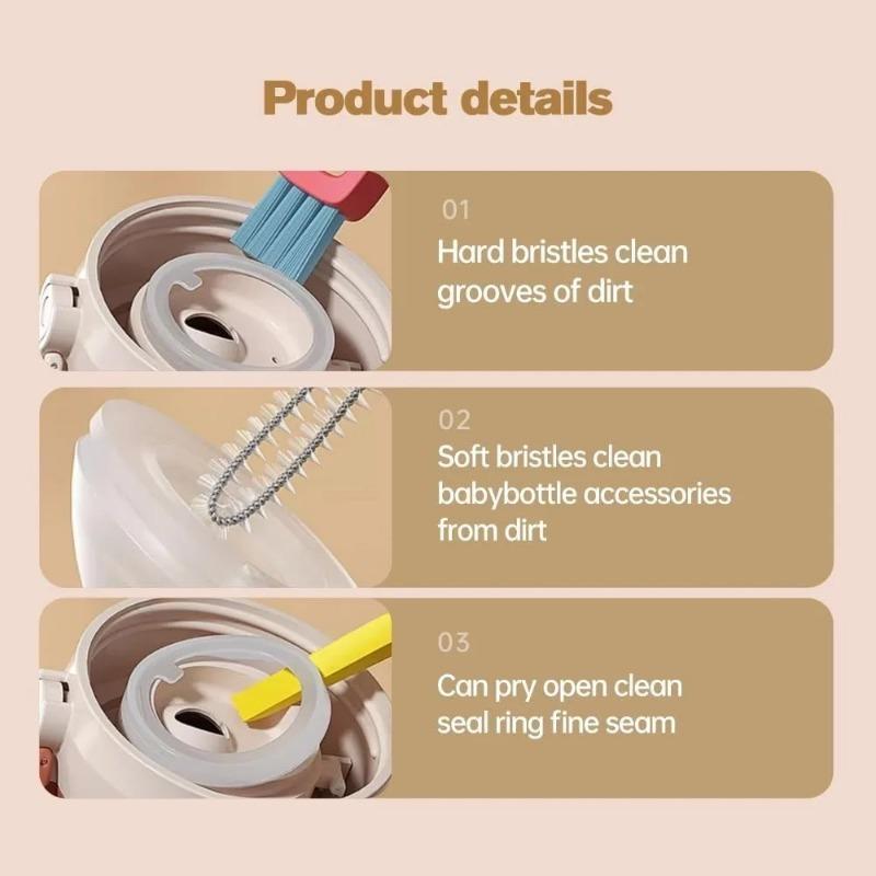 Reliable Cup Lid Cleaning Brush, Cup Lid Cleaning Brush Set, Cleaning Brush Portable Cup Lid Cleaner With Brus Durable