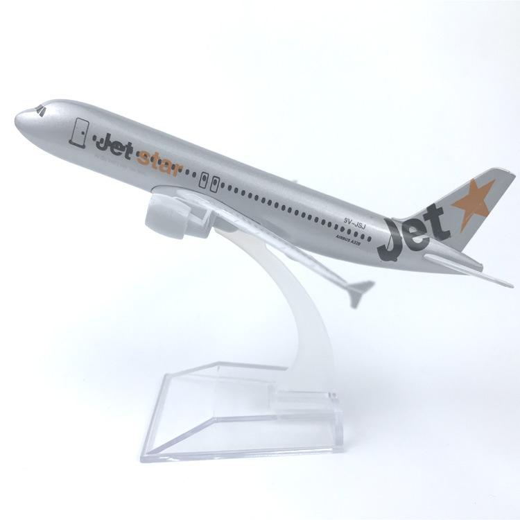 

16CM Alloy Airplane Model Jetstar Airways Collectible With Landing Gear Children s Toy Gift