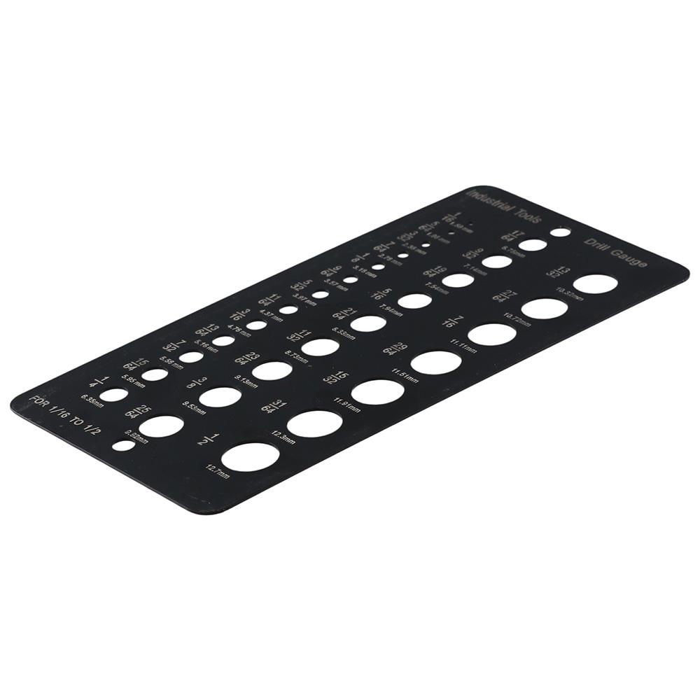 Burghie de 1/16 inch până la 1/2 inch Mărime Calibru Metric Echipamente de Măsurare Precise