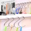 1/5/10Pcs Bathroom Holder Stainless Steel Clasps Hooks Storage Rack S Shaped Hanger Hook