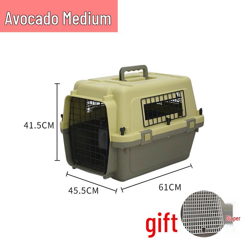 Tragbare Air China Haustiertransportbox: Katzen- & Hundekäfig für Reisen