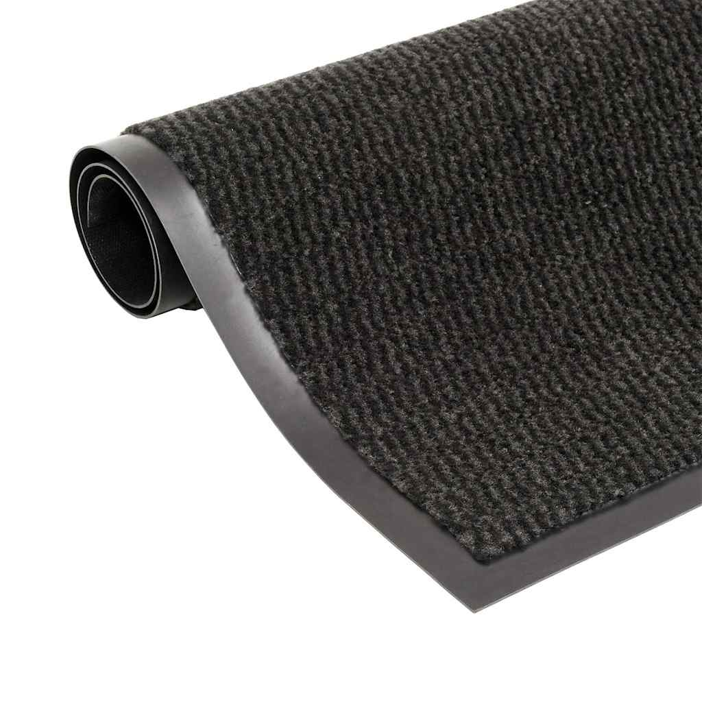 VidaXL Schmutzfangmatten 2 Stk. Rechteckig Getuftet 40x60 cm Schwarz