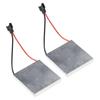 2x 40mm Kaminventilator Zubehör Motor Generator Blech Ofen Brenner Heizung Teil Für Kaminventilator Für Wärmebetriebenen Ofenventilator