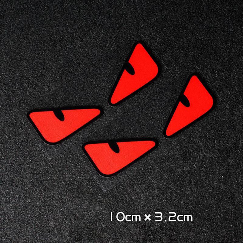 Devil Eyes Car Brake Light Stickers Car Helmet Motorcycle Reflective Stickers Car Sticker Headlight Decal Car Accessories