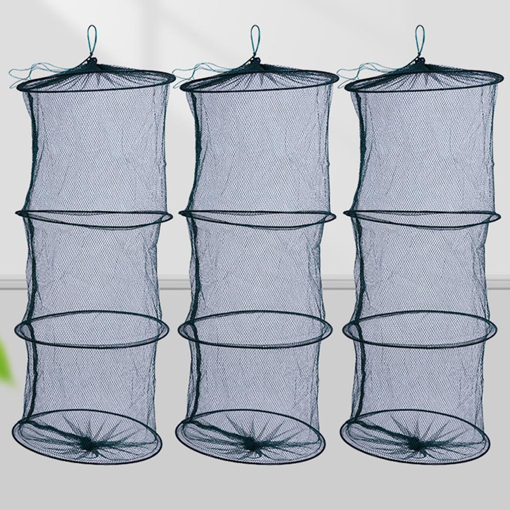 Foldable Fishing Net with Random Color Durable Long Lasting Portable Lightweight Easy to Store for Fishing random color
