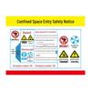 Hauskupu ABS Limited Space Safety Warning Sign
